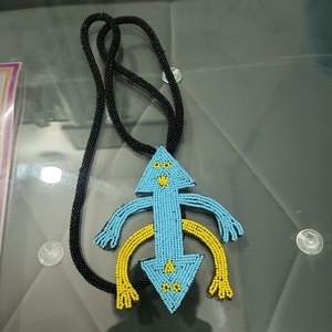 Collares con Colgante de Lagarto Hechos a Mano con Cuentas, Joyería Étnica Tribal, Accesorio de Moda, Diseño Único, Regalo para Mujeres y Hombres, Estilo Boho - Product Image 2