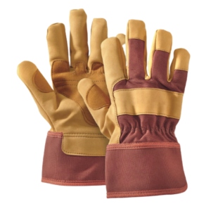Gants de travail robustes en cuir de vachette grainé renforcé, résistants à l'abrasion et à la chaleur, pour la construction, le jardinage, la manutention et la sécurité - Product Image 5