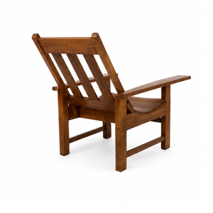 Solid Teak Wood Outdoor Lounge Chair Set with <b>Round</b> Coffee <b>Table</b> Modern <b>Patio</b> Garden Villa Resort Furniture for Hotel - Product Image 4