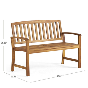 <b>Wood</b> Dining Chair Outdoor <b>Bench</b> Modern Design Stable Construction Dining Room Furniture - Product Image 2