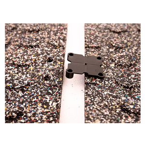 แผ่นรองพื้นยิมในร่มพร้อมกระเบื้องยาง EPDM ดูดซับแรงกระแทกสำหรับยกน้ำหนัก ดีไซน์แบบดั้งเดิม พร้อมกราฟิกที่สวยงาม - Product Image 4