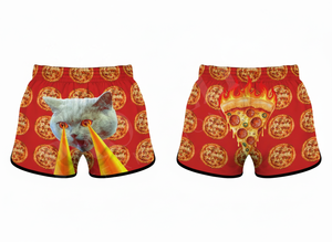 Shorts de boxe en polyester satiné respirant brodés pour hommes – Vente en gros par le fabricant d'équipements de combat Muay Thai - Product Image 5