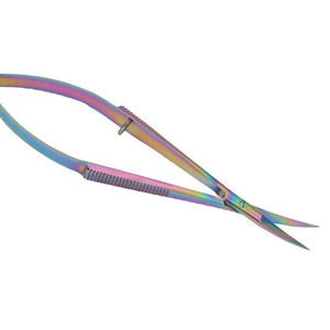 Curved Micro Spring <b>Scissors</b> <b>for</b> Cuticles Premium <b>Nail</b> Art Detailing Shears Easy Spring Action Pedicure & Manicure Tool - Product Image 4