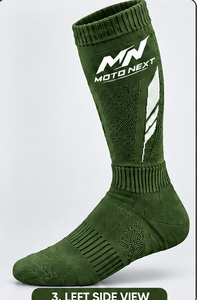 Calcetines de Motocross Personalizados con Nombre de Equipo y Logotipo en la Parte Inferior, Tejidos, Transpirables y Ecológicos, para Venta en Línea - Product Image 4