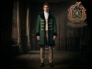 Manteau de pirate unisexe vert Avoryn International, style Hussar Dolman, doublure en polyester, style colonial du 18ème siècle, pour adulte, inspiré des films et séries TV - Product Image 5