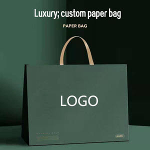 Sacs en papier personnalisés avec logo, sacs de shopping de luxe pour la vente au détail, emballages en gros pour les boutiques de vêtements - Product Image 5
