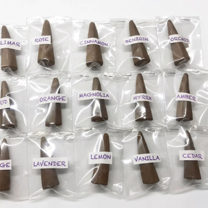 Paquete de muestra natural de cono de reflujo de incienso Suministro al por mayor a precio líder Caja de embalaje de incienso Incienso indio - Product Image 1