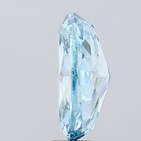 Diamante suelto CVD ovalado elegante, azul intenso, certificado por IGI, claridad VS1, corte excelente, para la fabricación de joyas, diamante cultivado en laboratorio.