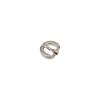 Boucle à ardillon incurvée en alliage de zinc MING KEE METAL 10,5 mm, sans plomb, sans nickel, modèle M1077A pour accessoires de sacs à main