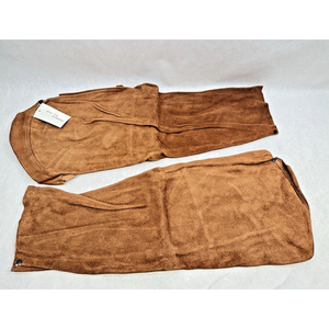 Manches de protection en cuir de vachette pleine fleur haute température certifiées CE, résistantes aux coupures ANSI niveau 2, aux flammes et à la chaleur - Product Image 2