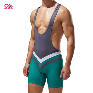 Heavy Duty Sublimated Breathable Eco-Friendly Training <b>Singlets</b> Reinforced Stitching Professional Wrestling <b>For</b> <b>Men</b> - Product Image 1