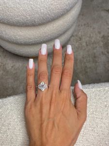 4 Carat Marquise Cut Three Stone Lab Grown <b>Diamond</b> <b>Ring</b> for Women | Luxury Engagement <b>Ring</b> | Elegant Bridal Wedding Jewelry - Product Image 3