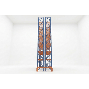 <b>Heavy</b> <b>Duty</b> Highrisse Selective <b>Rack</b> Q235 Steel High Rise Assembled Powder Coating Blue/Orange - Product Image 3