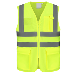 เสื้อกั๊กนิรภัย ANSI Class 2 รุ่นใหม่ล่าสุด ขายส่ง รับผลิตตามแบบ OEM พร้อมโลโก้ ไฟ LED กันน้ำ 100% โพลีเอสเตอร์ สำหรับวิศวกร ทุกขนาด - Product Image 1