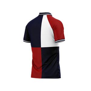 Vente en gros Polo imprimé par sublimation Golf Logo personnalisé T-shirt polo pour hommes - Product Image 6