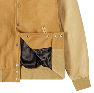 <b>Winter</b> Clothes Custom Bomber Blank Baseball Letterman Jacket - Product Image 4