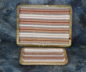 Bandeja de madera con diseño de estilo famoso y estampado en esmalte, a un precio de venta muy bajo - Product Image 5