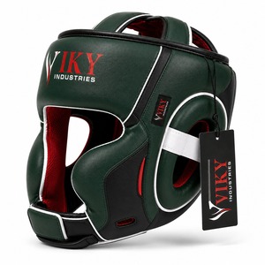 Protector de Cabeza Transpirable de PU con Logotipo y Color Personalizados para Entrenamiento de Kickboxing, MMA, Karate y Taekwondo - Protección Facial Unisex de Marca Personalizada - Product Image 6