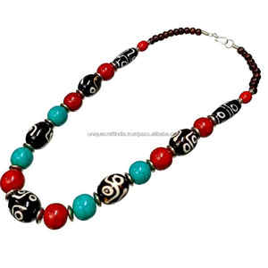 2024 collier mode bijoux en gros à la main conception classique pour les femmes mariage fête porter collier pour la meilleure vente - Product Image 6