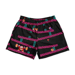 Pantalones Cortos Deportivos con Diseño Gráfico Retro |   Impresión por Sublimación Estilo Donkey Kong |   Pantalones Cortos Deportivos Transpirables de Doble Capa |   Venta al por mayor - Product Image 1
