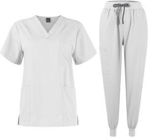 Nuevo Diseño: Conjuntos de Uniformes Médicos de Algodón Twill para Doctores y Enfermeras, Traje Quirúrgico Unisex con Detección de Agujas, Venta al por Mayor y Personalizado - Product Image 1