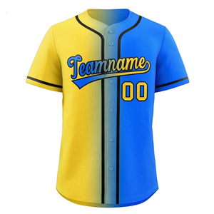 Camiseta de Béisbol Personalizada con Degradado, Camisetas de Béisbol Cosidas Personalizadas, Estilo Profesional, Ajuste Elástico, Uniformes Deportivos - Product Image 6