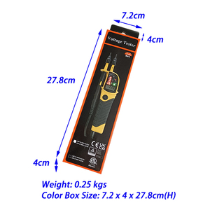 Comprobador de Continuidad y Voltaje Multifuncional de 2 Polos TAIWAN CALIBRE con Pantalla LED/LCD - Product Image 6