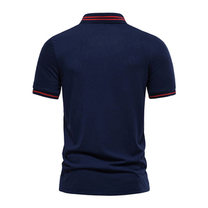 Camiseta Polo de Golf Lisa de Alta Calidad para Hombre, con Cuello Tipo Polo, para Sublimación de Logotipos, Tallas Grandes - Product Image 3