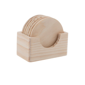Juego de 6 posavasos artesanales de madera de palisandro con soporte en forma de barril e incrustaciones de latón para té, café y bebidas, para mesa de hogar u oficina. - Product Image 6