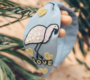 Bandeau de cerf fait à la main pour filles et enfants accessoire de cheveux en tissu satiné brodé coloré idéal pour les cadeaux - Product Image 2