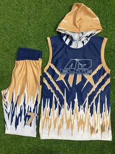 Uniformes de Fútbol Americano a la Bandera para Hombre 7V7, Conjunto de Entrenamiento de Compresión de Alta Calidad, Transpirable, Antibacterial, de Secado Rápido, Sin Mangas - Product Image 3