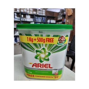 Detergente Ariel de alta calidad en cubeta, fórmula potente contra las manchas, ropa brillante y limpia, y fragancia fresca y duradera. - Product Image 3