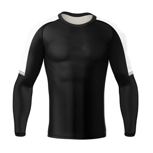 Camiseta de Compresión de MMA con Diseño Personalizado OEM, Camiseta de BJJ con Estampado Sublimado Personalizado, Camiseta de Compresión para Hombre, Servicio OEM - Product Image 6