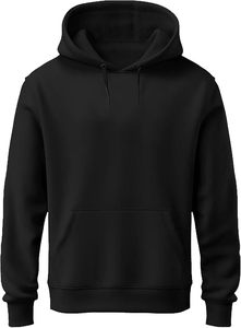 Sweat à capuche homme coupe classique, prix usine, vêtement de travail durable, tissu anti-boulochage pré-rétréci, sweat uni décontracté pour le quotidien - Product Image 2