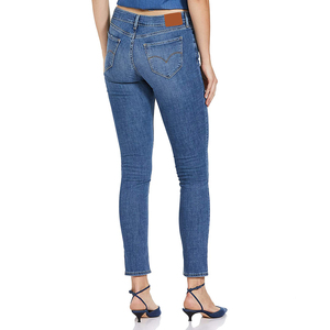 Jeans de Mezclilla Elásticos de Alta Calidad para Mujer, Pantalones Ajustados Transpirables con Lavado Personalizado en Venta - Product Image 6