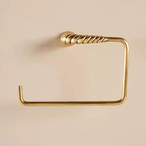 Handcrafted Iron Wall Mounted Toilet <b>Paper</b> Holder Modern Bathroom <b>Tissue</b> Holder for Luxury Home Decor - Product Image 3