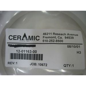 Ceramic Tech 12-01163-00 ฝาครอบเซรามิก, Farmon ID - อุปกรณ์และอะไหล่เซมิคอนดักเตอร์ระดับโลกที่เชื่อถือได้ - Product Image 1
