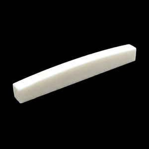 Nouveau Chevalet de Nut en Os Blanc de Qualité Luthier Professionnel pour Guitare et Basse, avec Finition Lisse Brossée et Conception Facile à Façonner - Product Image 1