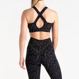 Soutien-gorge de sport pour femme de qualité supérieure, respirant, sans couture, imprimé, pour le yoga - Product Image 4