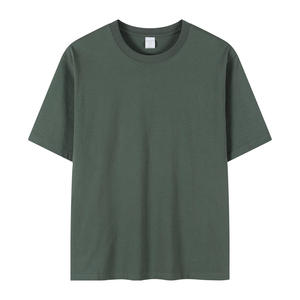 Camiseta de algodón de manga corta con cuello redondo para hombre, color sólido, sencilla, holgada, informal, en oferta, camiseta tipo pullover para hombre - Product Image 5