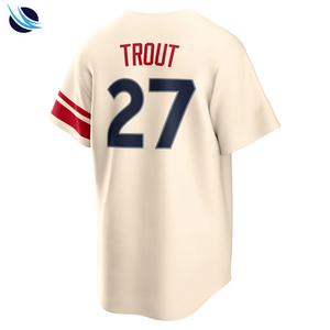 Camiseta de Béisbol con Impresión por Transferencia de Calor, Talla Grande, 100% Poliéster, Nombre del Jugador, Ropa Deportiva Transpirable - Product Image 4