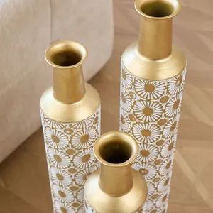 Handmade Eco-Friendly Iron Coastal Style Tabletop Floor <b>Vases</b> Set for Home Interior Design ZAHID EXPORTS Christmas Edition - Product Image 5