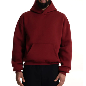 Sweat à capuche unisexe de haute qualité 100% coton et polyester, imprimé et brodé sur mesure, sweats à capuche d'hiver vierges - Vente en gros pour hommes et femmes - Product Image 1