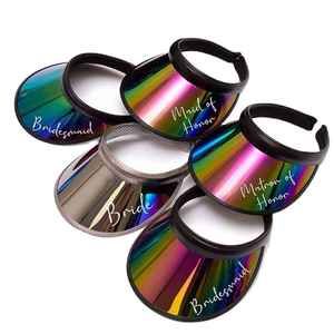 Nuevo Diseño, Visera de Plástico Ligera, Lisa, Multicolor, con Protección UV, de Alta Calidad, al por Mayor - Product Image 2