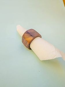 2026 Anneaux de serviette en bois de luxe pour mariages et fêtes, vaisselle de restaurant occidental, décoration intérieure, en stock au meilleur prix - Product Image 2