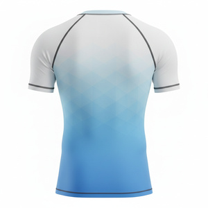 เสื้อรัดกล้ามเนื้อสำหรับฝึกซ้อม MMA BJJ ยิวยิตสู คุณภาพพรีเมียม ราคาขายส่ง RTS แบบสั่งทำพิเศษ ลายพิมพ์ซับลิเมชั่น AI-RG-23 - Product Image 2