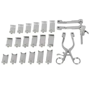 Set d'opérations manuelles de rétraction cervicale SureMed Instruments pour système de chirurgie de la colonne cervicale antérieure, décompression vertébrale, fusion orthopédique - Product Image 1