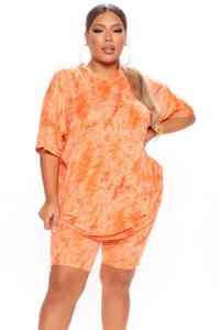 Conjunto de Verano para Mujer, Cómodo, Ligero, Tie Dye, Corte Holgado, Tela Suave, Secado Rápido y Transpirable - Product Image 2