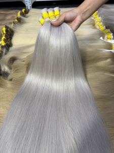 Extensions de cheveux vietnamiens vierges naturels lisses, prêts à être expédiés, les plus vendues en gros, provenant d'un seul donneur, couleur teinte, Nasa Hair - Product Image 5