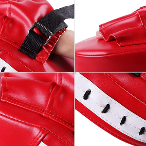 Professional Boxing Training <b>Pad</b> Custom Logo Cowhide Leather PU <b>Focus</b> <b>Pads</b> Lightweight MMA Training <b>Focus</b> <b>Pads</b> - Product Image 3